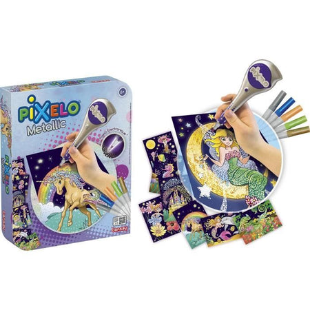 LANSAY Pixelo Coloring gioco Scatola di metallo - Mista - da 6 anni