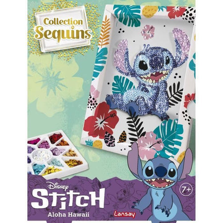 Collezione di paillettes STITCH, gioco creativo, set Disney Stitch, dai 7 anni in su, LANSAY
