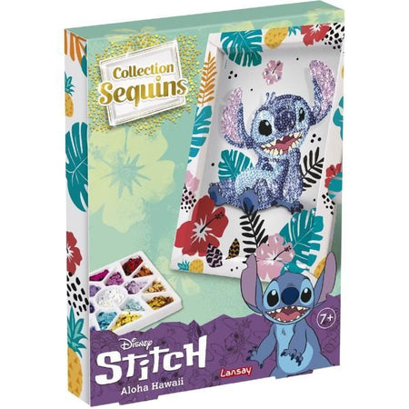 Collezione di paillettes STITCH, gioco creativo, set Disney Stitch, dai 7 anni in su, LANSAY