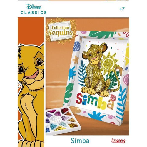 Gioco creativo - LANSAY - Collezione paillettes - SIMBA IL RE LEONE - Dai 7 anni