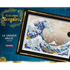 Kit creativo per il tempo libero - LANSAY - Collezione Paillettes - La Grande Onda - Hokusai - Età 14