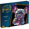 Kit per il tempo libero creativo - LANSAY - Collezione paillettes - Cane pop art - Da 14 anni