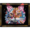 Kit per il tempo libero creativo - LANSAY - Collezione paillettes - Gatto pop art - Dai 14 anni