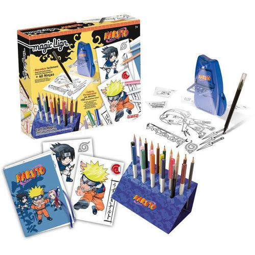 Magic Lign - LANSAY - Naruto Repro Box - 100 illustrazioni - Dai 7 anni in su