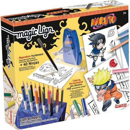 Magic Lign - LANSAY - Naruto Repro Box - 100 illustrazioni - Dai 7 anni in su