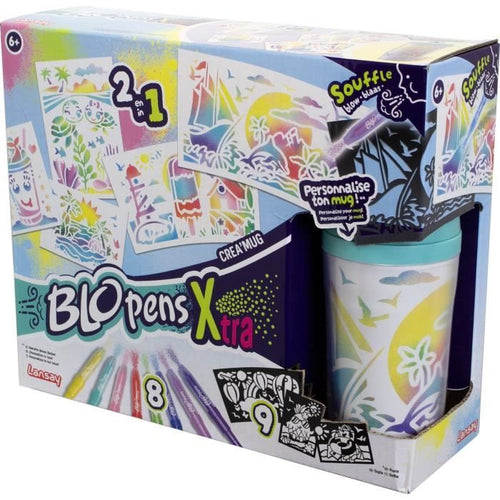 Blopens - LANSAY - Créa'mug - 9 stencil - 1 tazza - Dai 6 anni