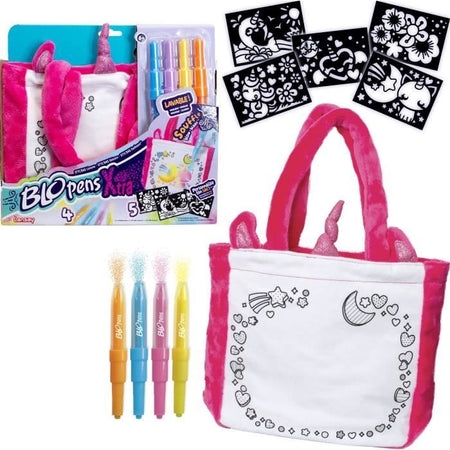 Blopens - LANSAY - Styl'bag - 5 stencil - 1 borsa unicorno - Dai 6 anni