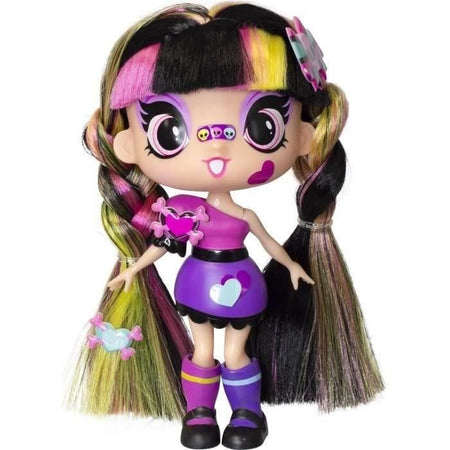 Bambola - LANSAY - 55103 - Decora Girlz - Mini bambole alla moda da personalizzare - Luna
