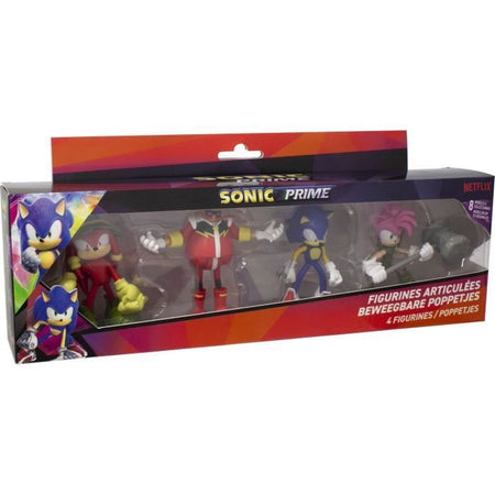 SONIC - 4 FIGURINE ARTICOLATE - 7,5 CM (ASST)