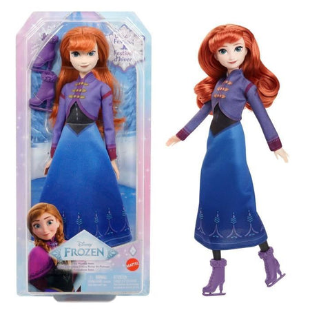 DISNEY Anna Doll Pattinaggio - Frozen: Winterfest - Disney Frozen - JBG54