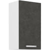 Mobile alto 1 anta battente - Grigio opaco - L 40 x P 31,6 x 72 cm - LASSEN