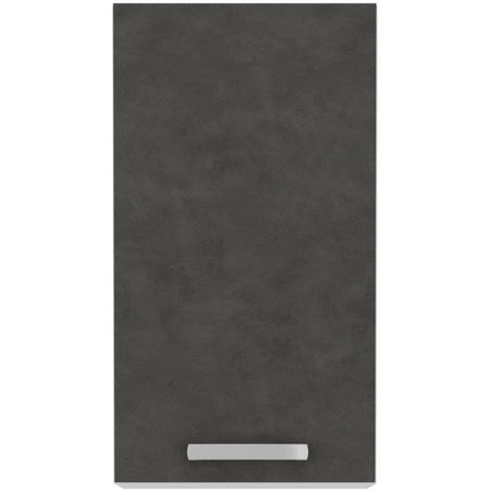 Mobile alto 1 anta battente - Grigio opaco - L 40 x P 31,6 x 72 cm - LASSEN