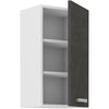 Mobile alto 1 anta battente - Grigio opaco - L 40 x P 31,6 x 72 cm - LASSEN