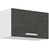 Mobile cappa con anta basculante - Grigio opaco - L 60 x 31,6 x H 36 cm - LASSEN