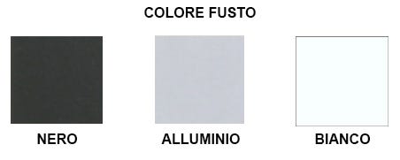 Tavolo da mensa con telaio in tubo di acciaio e sedute in vari colori in polipropilene cm. 200x130