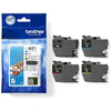 Confezione da 4 cartucce d'inchiostro LC421VAL - BROTHER - Nero, Ciano, Magenta e Giallo capacità standard di 200 pagine - Per DCP-J1050DW