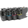 Confezione da 4 cartucce d'inchiostro LC421VAL - BROTHER - Nero, Ciano, Magenta e Giallo capacità standard di 200 pagine - Per DCP-J1050DW