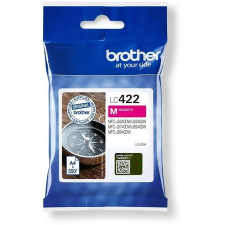 Cartuccia LC422M - BROTHER - Magenta - 550 p - Per Business Smart MFC-J5340DW, MFC-J5345DW, MFC-J5740DW, MFC-J6540DW e MFC-J6940DW
