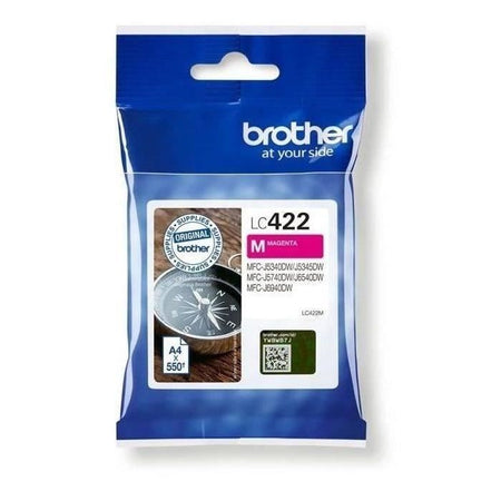Cartuccia LC422M - BROTHER - Magenta - 550 p - Per Business Smart MFC-J5340DW, MFC-J5345DW, MFC-J5740DW, MFC-J6540DW e MFC-J6940DW