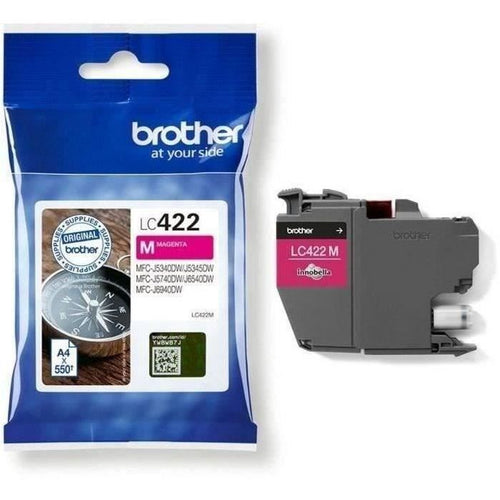 Cartuccia LC422M - BROTHER - Magenta - 550 p - Per Business Smart MFC-J5340DW, MFC-J5345DW, MFC-J5740DW, MFC-J6540DW e MFC-J6940DW