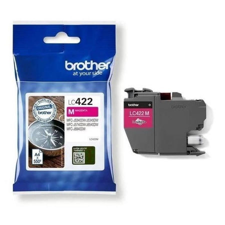 Cartuccia LC422M - BROTHER - Magenta - 550 p - Per Business Smart MFC-J5340DW, MFC-J5345DW, MFC-J5740DW, MFC-J6540DW e MFC-J6940DW