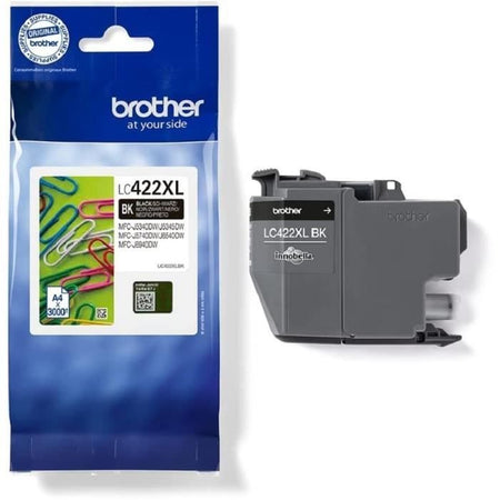Cartuccia LC422XLBK - BROTHER - Nero - 3000p - Per Business Smart MFC-J5340DW, MFC-J5345DW, MFC-J5740DW, MFC-J6540DW e MFC-J6940DW