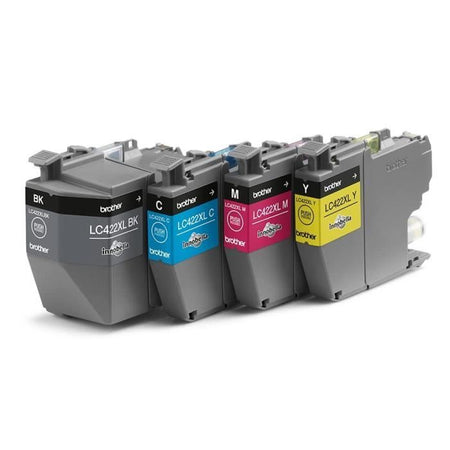 Confezione da 4 cartucce LC422XLVAL - BROTHER - Per Business Smart MFC-J5340DW, MFC-J5345DW, MFC-J5740DW, MFC-J6540DW e MFC-J6940DW