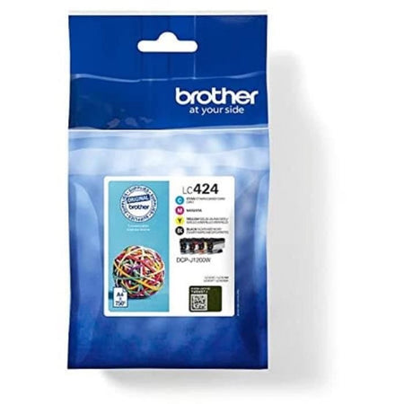 Confezione da 4 Cartucce LC424VAL - BROTHER - Nero, Ciano, Magenta e Giallo Alta Resa 750 pagine - Per DCP-J1200W