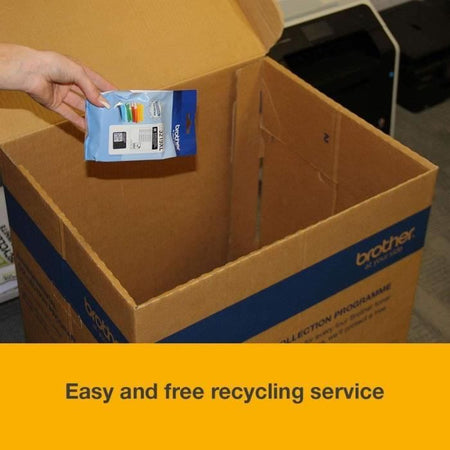 Confezione da 4 Cartucce LC424VAL - BROTHER - Nero, Ciano, Magenta e Giallo Alta Resa 750 pagine - Per DCP-J1200W