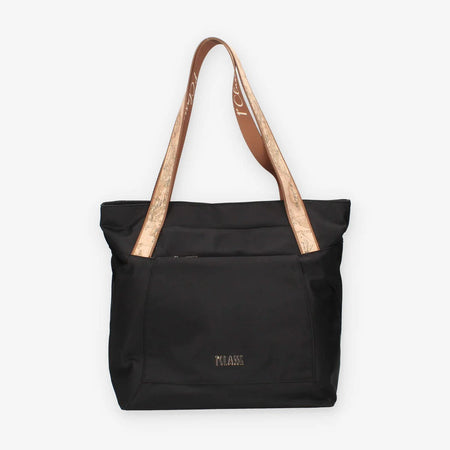 1^ Classe Borsa donna Borsa a spalla nera e Geo Classic Shopper