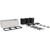 Vaso da fiori LECHUZA Trio Cottage 30 - kit completo grigio chiaro