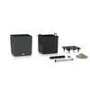 Fioriera - Cube cottage 40 - Kit completo - Granito - 31 L - LECHUZA