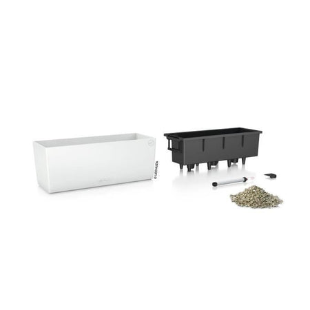 LECHUZA Jardiniere Balconera Colore 50 ALL-IN-ONE Bianco 15670