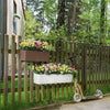 Jardiniere - Balconera colore 80 - Kit completo - Bianco - 12 L - LECHUZA