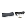 Jardiniere - Balconera colore 80 - Kit completo - Grigio ardesia - 12 L - LECHUZA