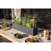 Jardiniere - Balconera colore 80 - Kit completo - Grigio ardesia - 12 L - LECHUZA