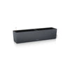 Jardiniere - Balconera colore 80 - Kit completo - Grigio ardesia - 12 L - LECHUZA
