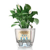 Jardiniere - Classico premium LS 28 - Kit completo - Bianco lucido - 7 L - LECHUZA