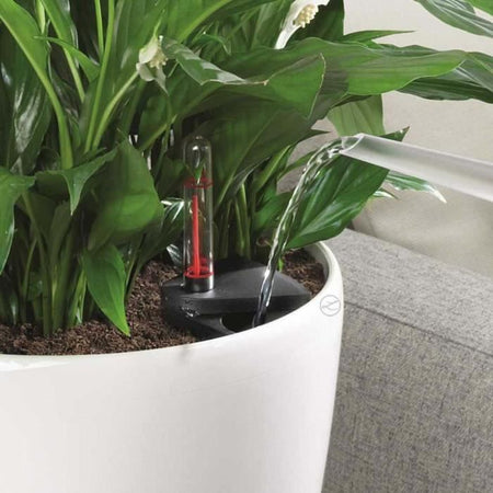 Jardiniere - Classico premium LS 28 - Kit completo - Bianco lucido - 7 L - LECHUZA