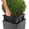 LECHUZA Jardiniere Cubico Alto 40 ALL-IN-ONE Carbone 18233 421494