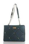 LECLAF | Borsa rettangolare borchie