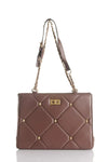 LECLAF | Borsa rettangolare borchie