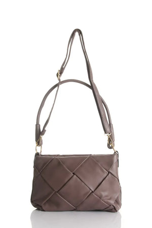 LECLAF | Borsa a spalla intrecciata