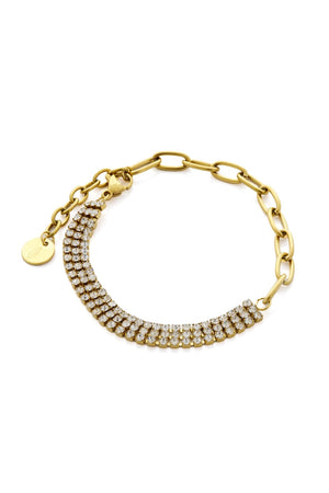 LECLAF | Bracciale Bianco Lucido