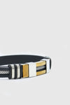 LECLAF | Bracciale uomo inserti oro