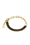 LECLAF | Bracciale Nero Lucido