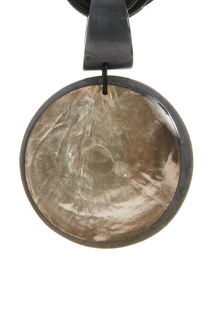 LECLAF | Collana corda e medaglione