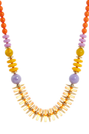 LECLAF | Collana gettoni multicolor