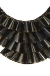 LECLAF | Collana girocollo nastro e strass