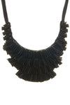 LECLAF | Collana girocollo nastro e strass